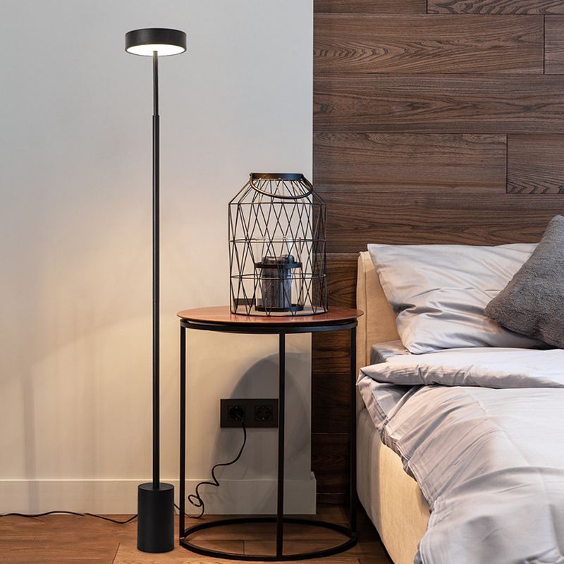 Edge Moderne Minimalistisch Eenvoudig Vloerlampen Zwart/Wit/Grijs Metaal/Acryl