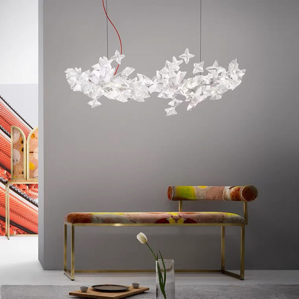 Olivia Bijzondere  Moderne LED Hanglamp Wit Metaal Woonkamer Eetkamer