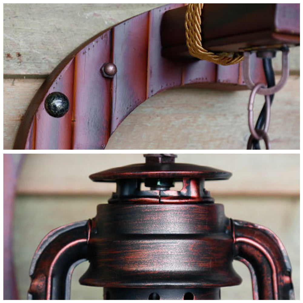 Austin Retro Wandlamp Booglamp Hout Donkerbruin, Woonk/Eetk/ Slaapkamer