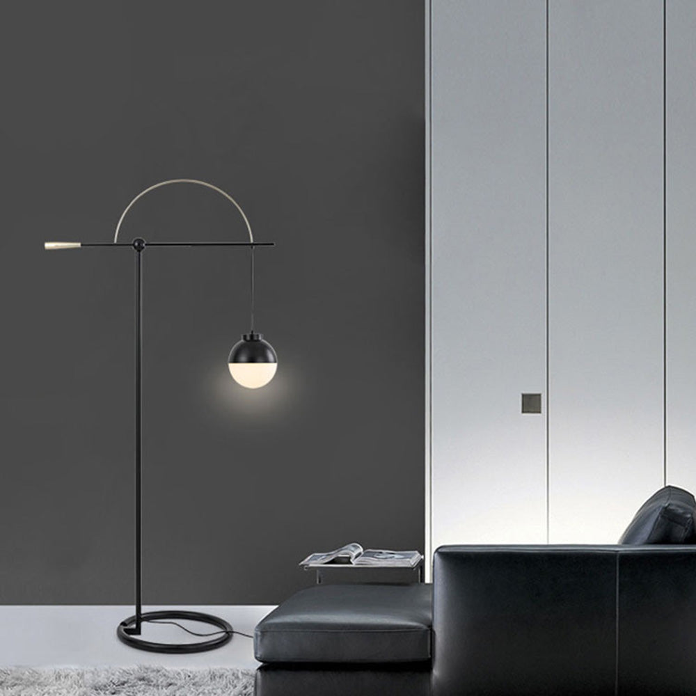 Valentina Ronde Design LED Vloerlamp Metaal Glas Woonkamer Slaapkamer