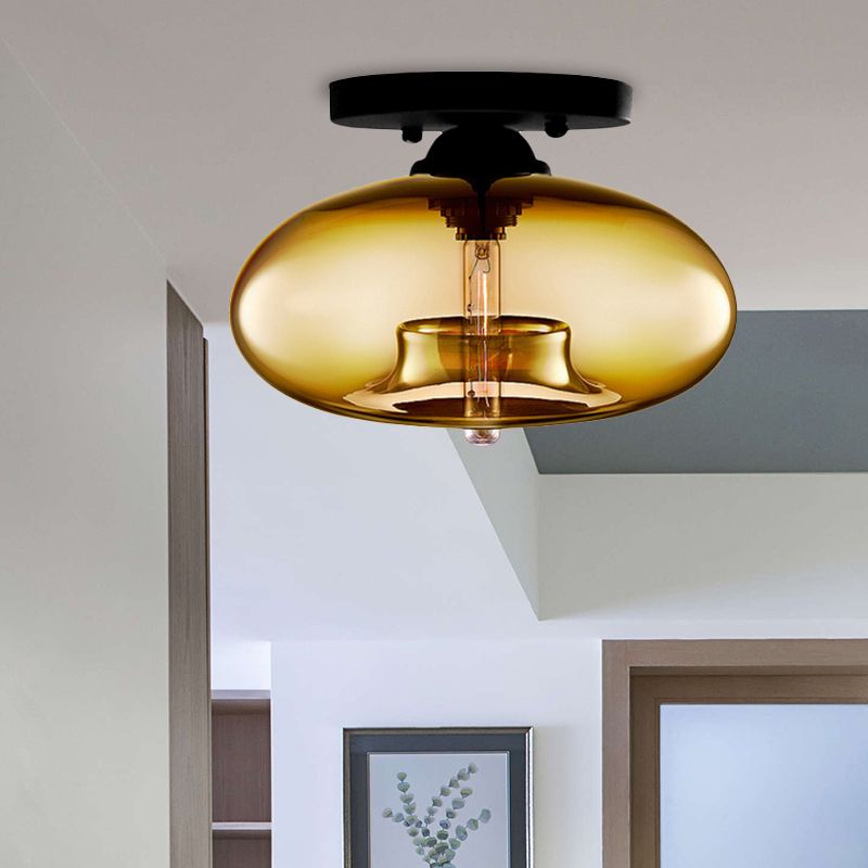 Sanna Industrie Design Globe LED Plafondlamp Glas Woonkamer