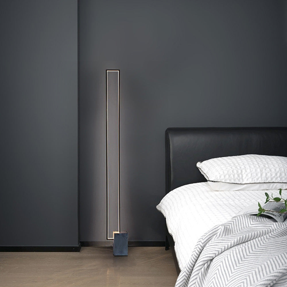 Edge Industriele LED Vloerlamp Schwarz Metaal Woon/Slaapkamer