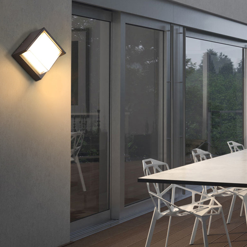 Orr Moderne Design LED Buiten Plafondlamp Metaal Zwart Buiten