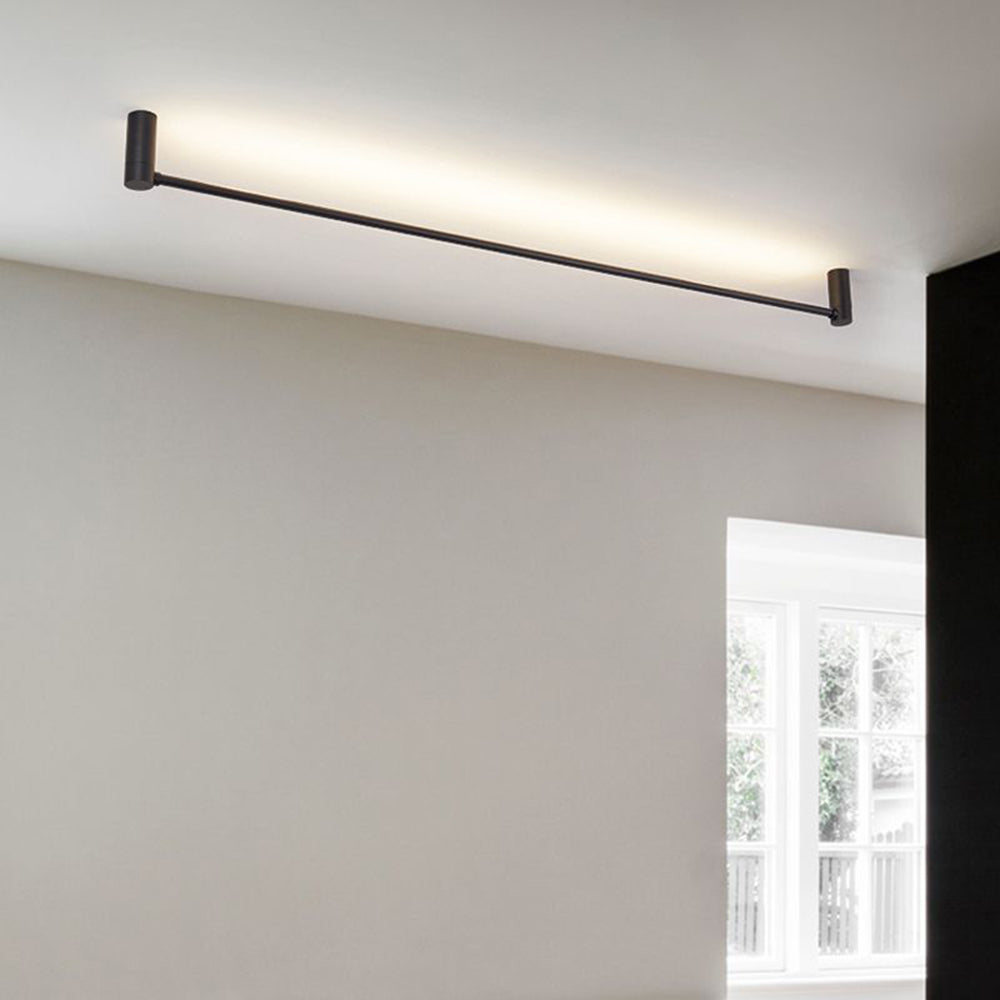Edge Moderne Lineair LED Plafondlamp Zwart Wit Metaal Keuken
