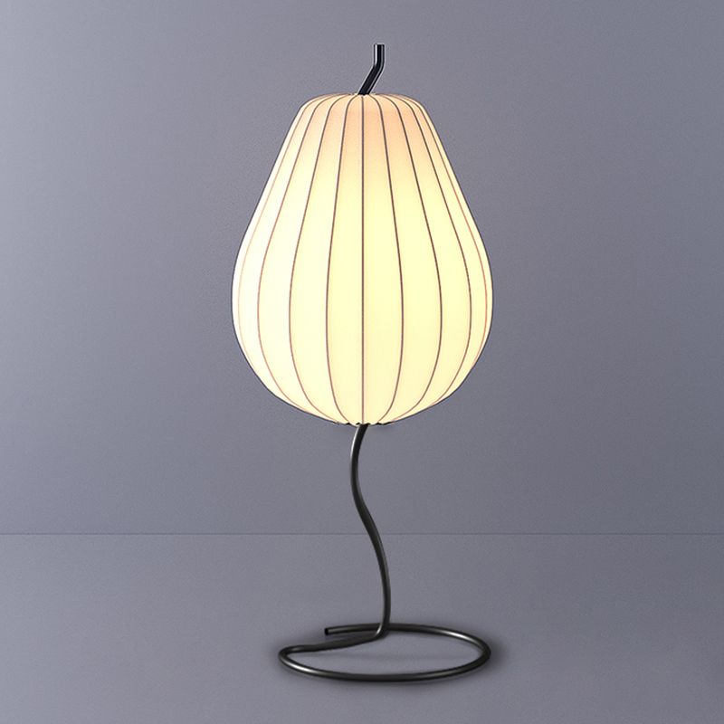 Renée Retro Design LED Peer Vormige Meta Vloerlamp Metaal/Stof Eetkamer/Woonkamer