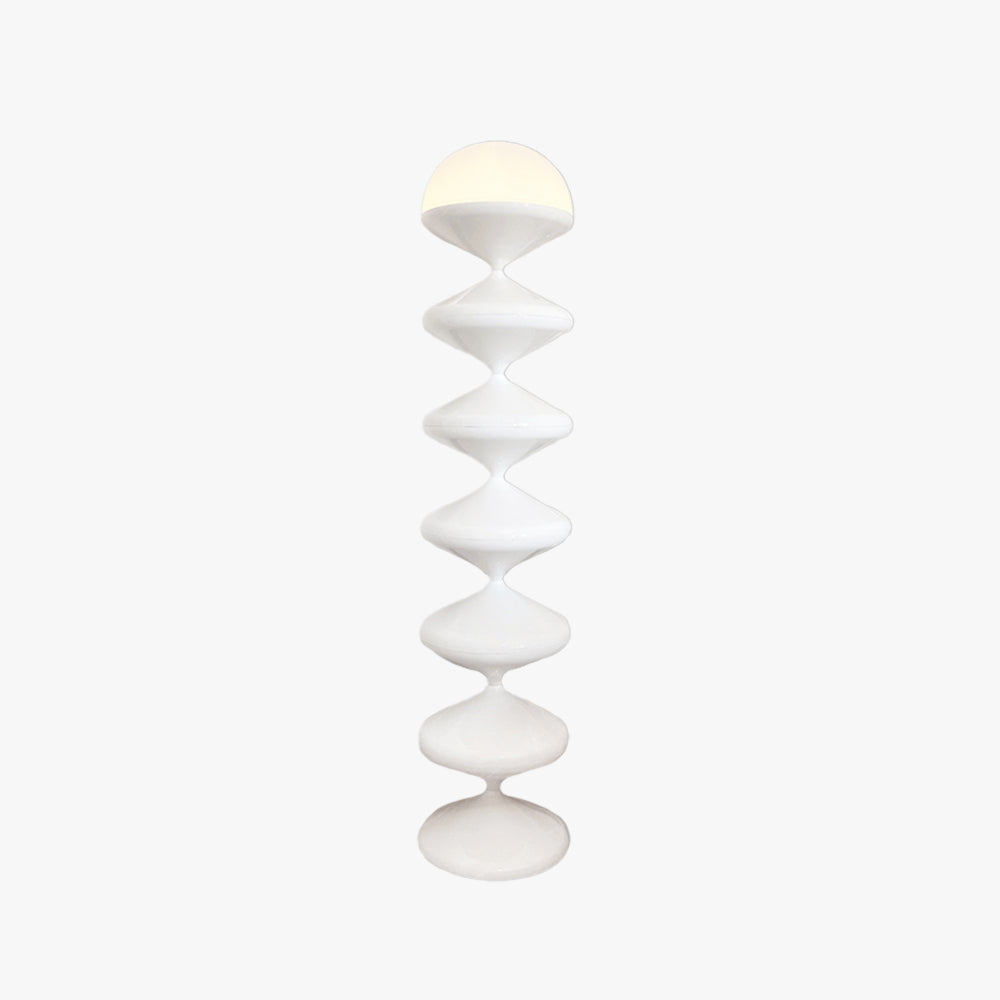 Salgado Moderne Vloerlamp Zwart Wit Metaal Woonkamer Studeerkamer Slaapkamer