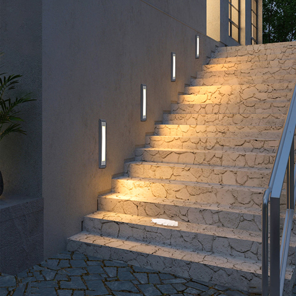 Orr Moderne LED Buitenlamp Zwart Metaal/Acryl Hal Tuin Trap