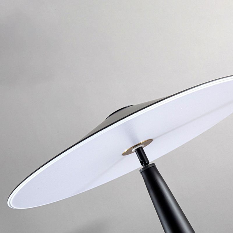 Salgado Moderne Design LED Schotelvormige Vloerlamp Zwart Metalen Eetkamer/Woonkamer