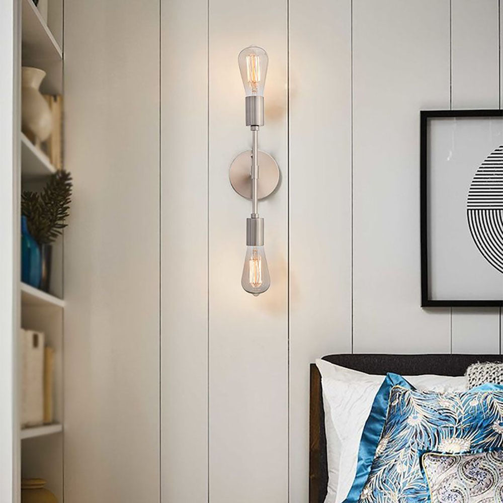 Alessio Moderne Minimalistische Wandlamp Metaal Zwart/Zilver/Goud Badkamer