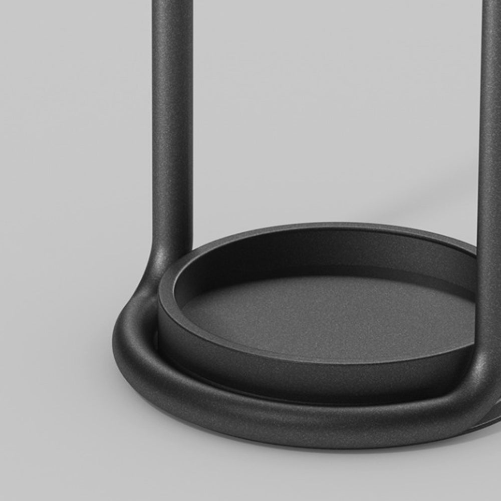 Orr Minimalistisch Vloerlamp Zwart Metaal Buiten Woonkamer
