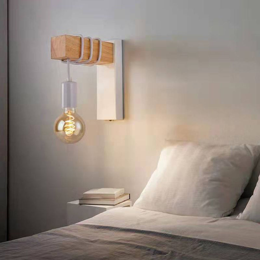 Alessio Ronde Bol Wandlamp Zwart Wit Metaal Woonkamer Slaapkamer
