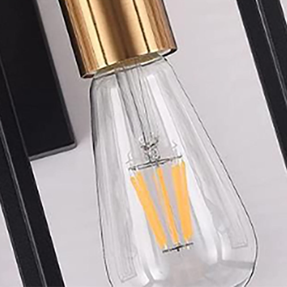 Alessio Industriele LED Wandlamp Zwart Metaal/Acryl Badkamer Binnen