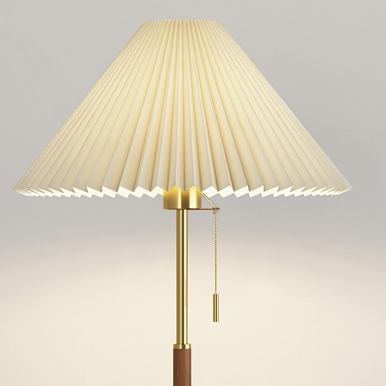 Ozawa Moderne Design LED Geplooide Vloerlamp Metalen Stoffen Eetkamer/Woonkamer