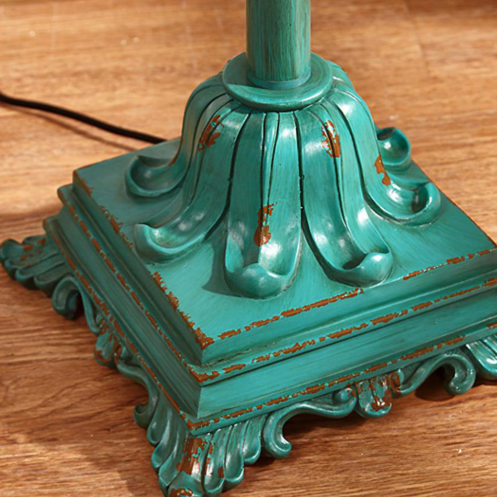 Eryn Vintage Maan LED Vloerlamp Groen Metaal/Resin Slaapkamer