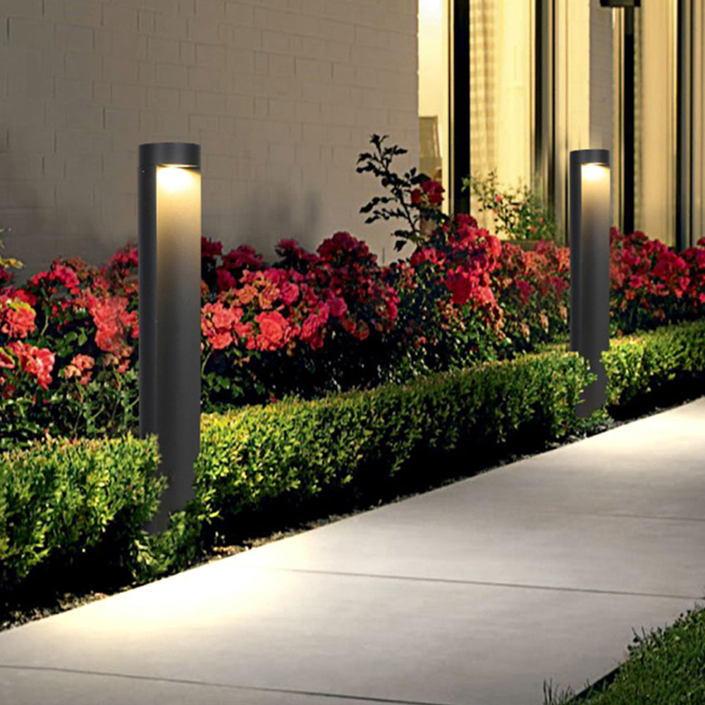 Pena Moderne Design LED Buitenlamp Zwart Metaal Glas Buiten