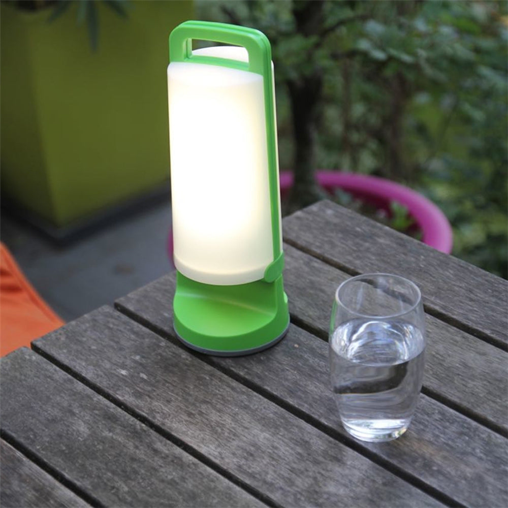 Orr Moderne Cilinder LED Buitenlamp Acryl Grijs/Wit/Groen/Oranji Tuin/Stoeprand/Balkon