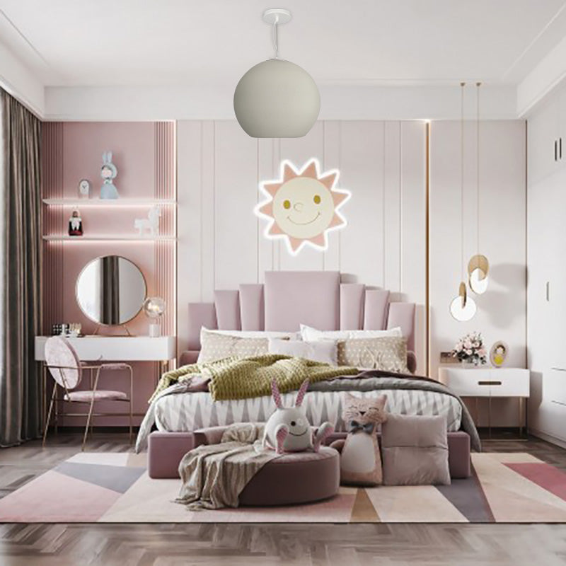 Byers Moderne Bol LED Hanglamp Wit/Grijs Polystyreen Woonkamer