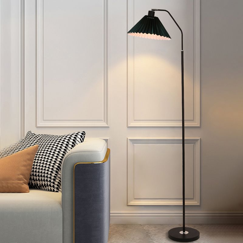 Ozawa Moderne Geplooide Vloerlamp Metalen Wit/Rood/Beige/Groen Eetkamer/Woonkamer