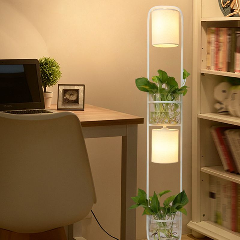Eryn Design Eenvoudige Cilinder Heads Vloerlamp Planters Zwart/Wit/Goud Slaapkamer/Woonkamer