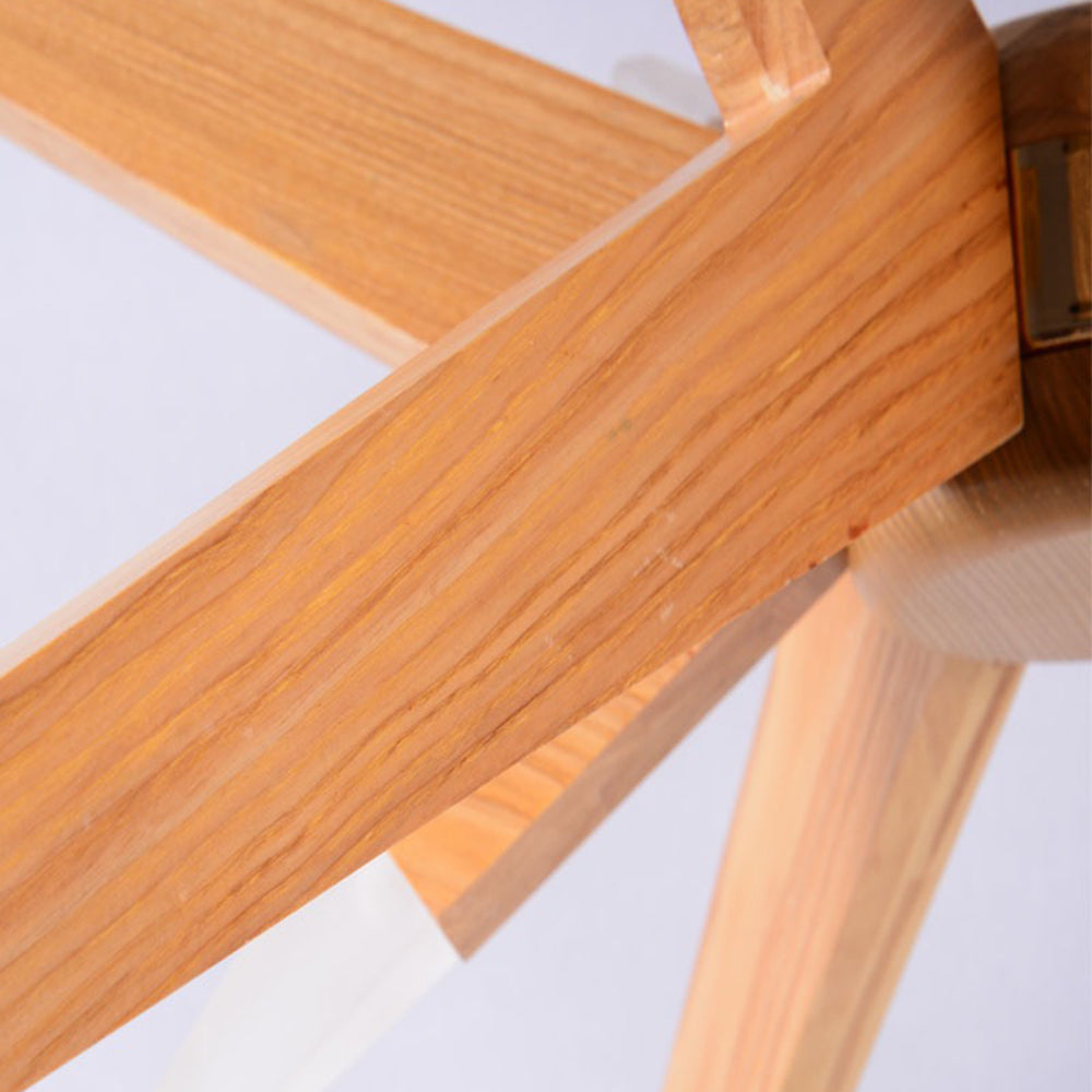 Ozawa Bijzondere LED Hanglamp Hout Metaal Eetkamer Slaapkamer