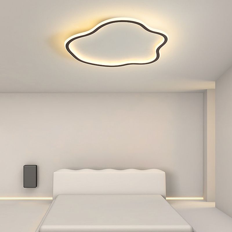 Quinn Design Wolk LED Plafondlamp Metaal/Acryl Wit/Zwart Slaap/Woon/Eetkamer