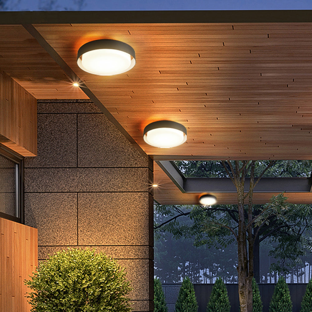 Orr Moderne Design LED Buiten Plafondlamp Metaal/Acryl Buiten
