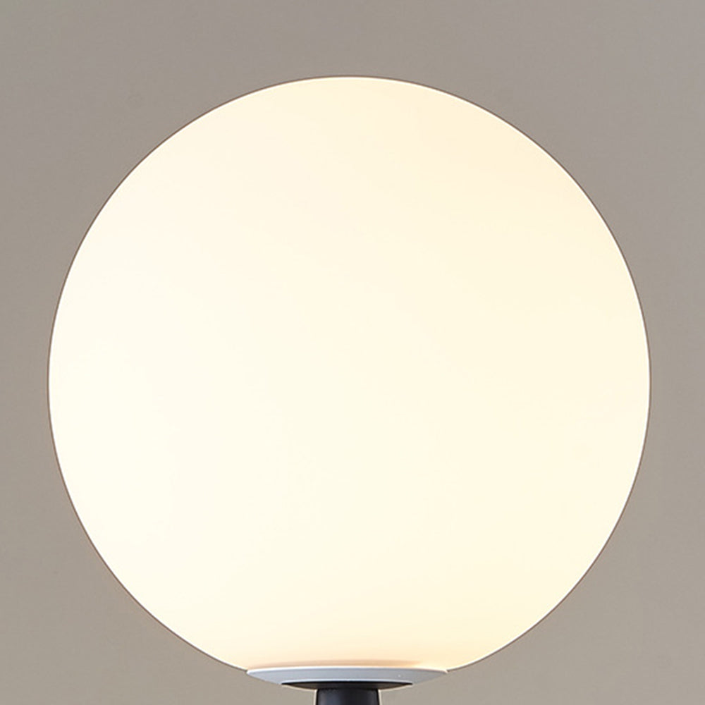 Salgado Rome LED Vloerlamp Zwart Metaal Glas Slaapkamer Eetkamer