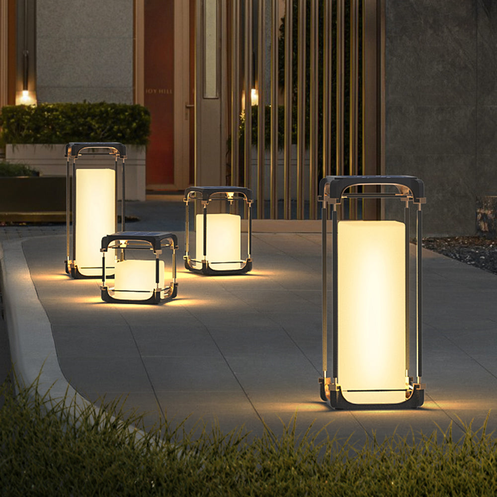 Orr Vintage LED Vloerlamp Zwart Metaal Woonkamer Buiten Tuin