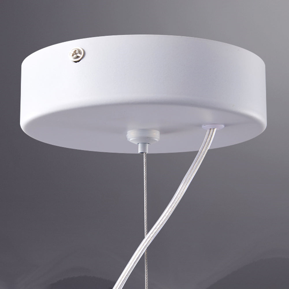 Nazifa Moderne Strip Design LED Hanglamp Wit Metaal Eetkamer