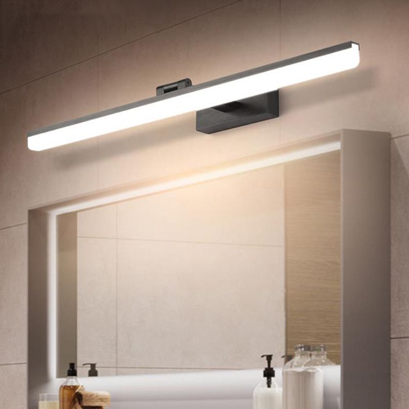 Edge Industriele LED Wandlamp Zwart/Goud/Zilver Bad/Woon/Slaapkamer Metaal&Acryl L40/50CM