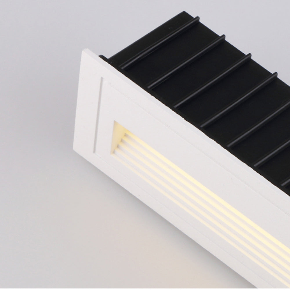 Orr Moderne Wandlamp Zwart/Wit/Grijs Metaal Buiten Trappenhuis