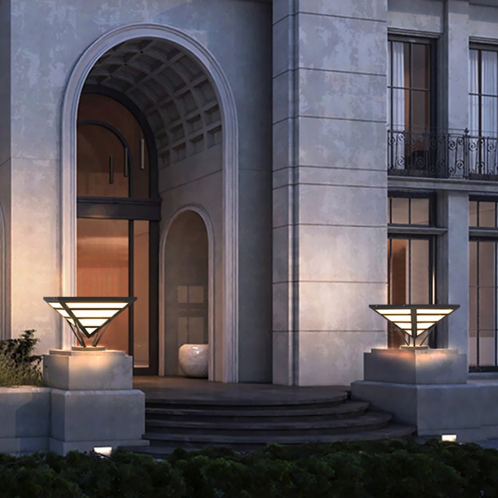 Riley Moderne Kleine Design LED Buitenlamp Metaal Zwart Buiten