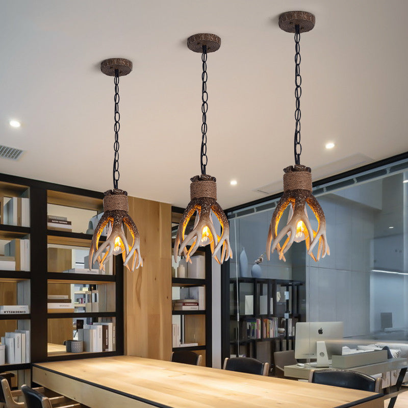 Silva LED Hanglampen Bruin Glas Bar/Eetkamer/Woonkamer
