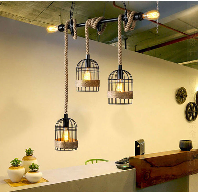 Epoch Retro LED Hanglampen Zwart Metaal Café/Bar/Eetkamer