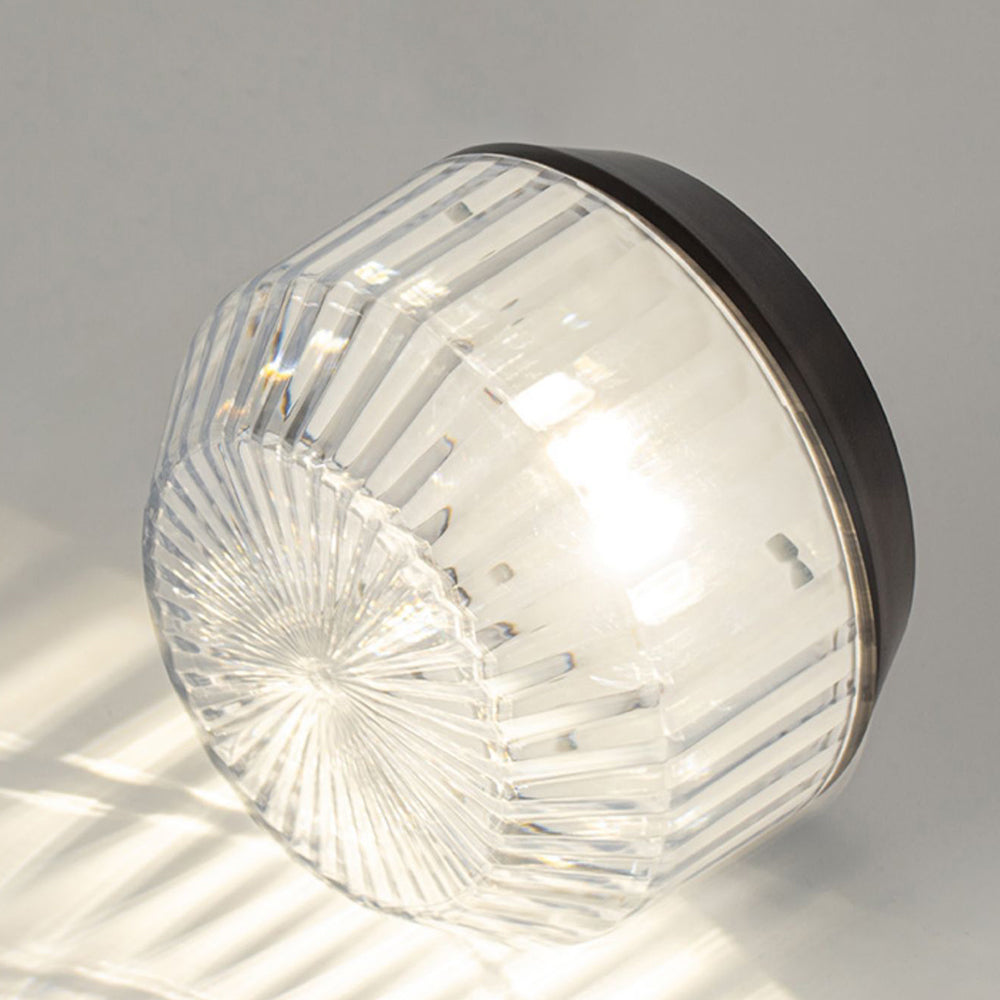 Orr Ronde Smalle LED Tafellamp Solar Goud Woonkamer Buiten