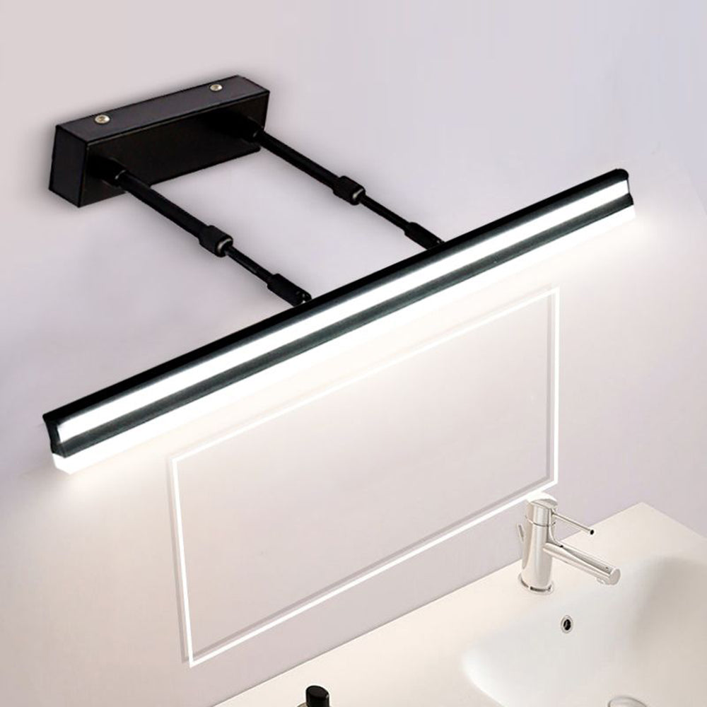 Edge Industriële Lineaire Metalen/Acryl Wandlamp Zwart