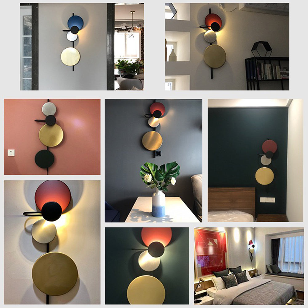 Emyr Ronde Moderne LED Wandlamp Metaal Woonkamer Eetkamer