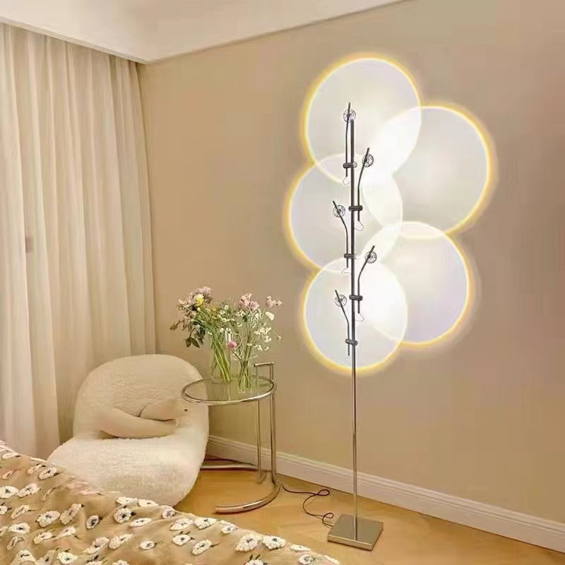 Salgado Vloerlampen Zonsondergang Projector Wit Woonkamer Slaapkamer