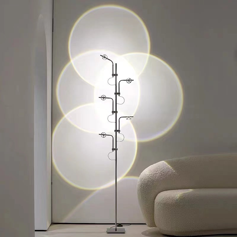Salgado Vloerlampen Zonsondergang Projector Wit Woonkamer Slaapkamer