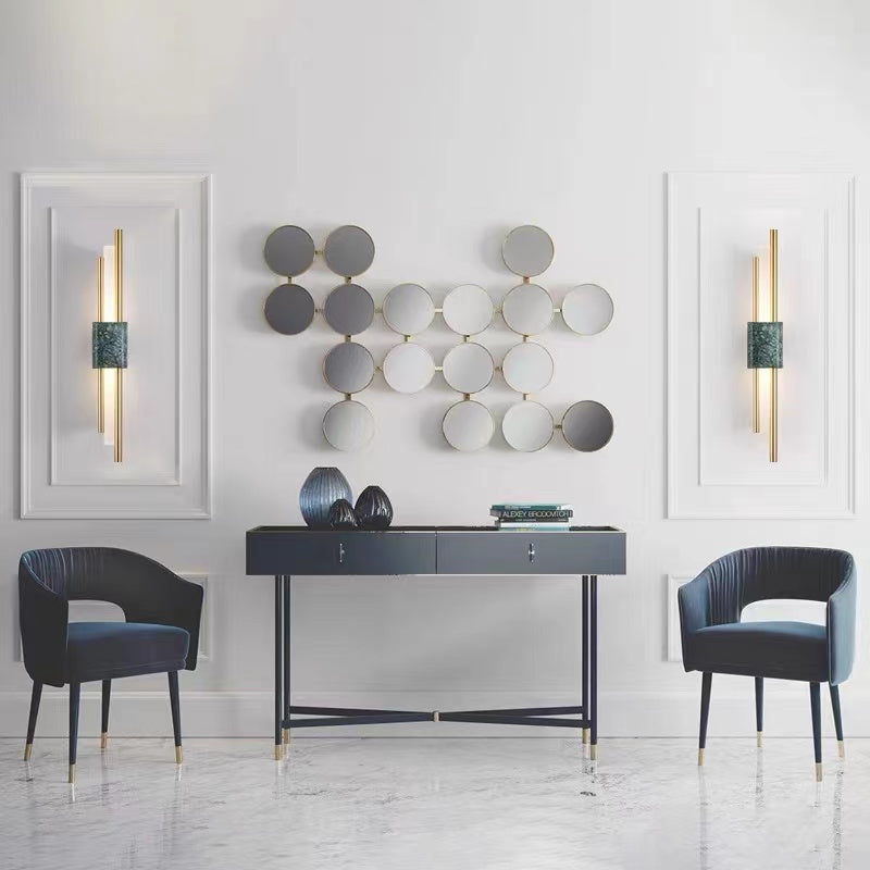 Alana Modern LED Wandlamp Wit Gouden Metaal Woonkamer Slaapkamer