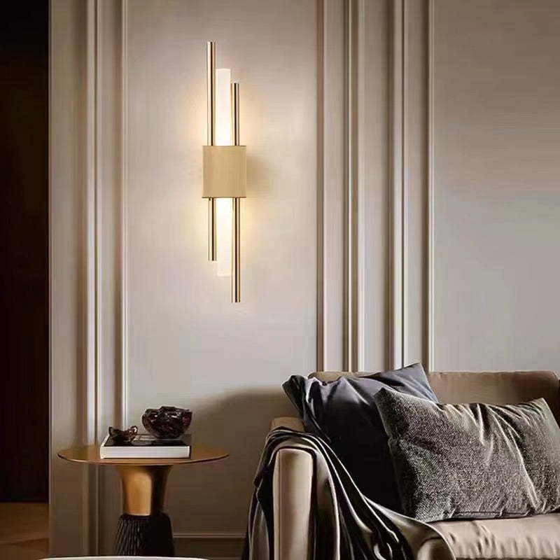 Alana Modern LED Wandlamp Wit Gouden Metaal Woonkamer Slaapkamer