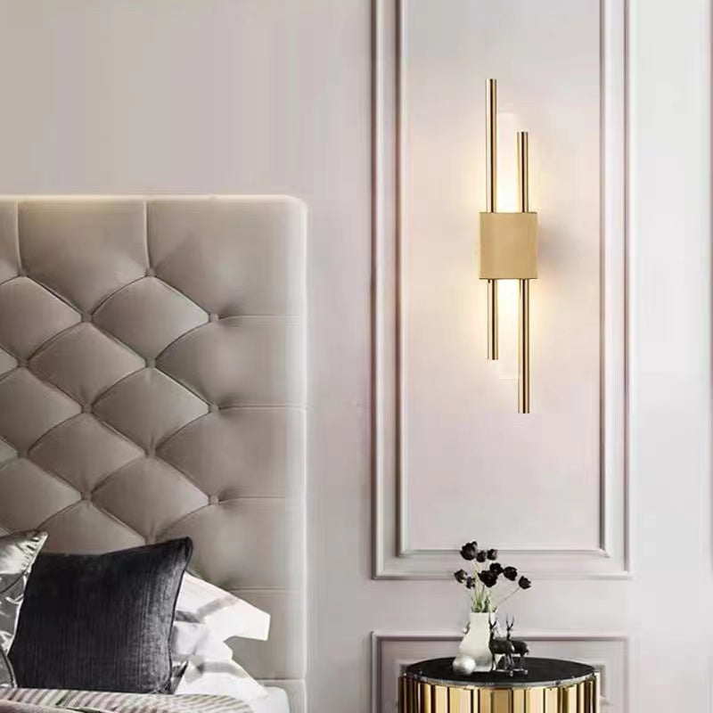 Alana Modern LED Wandlamp Wit Gouden Metaal Woonkamer Slaapkamer