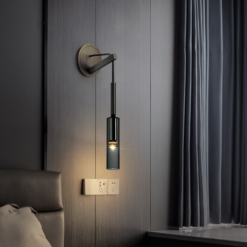 Sanna Kleine LED Hanglampen Wandlampen Zwart Glas Metaal Eetkamer