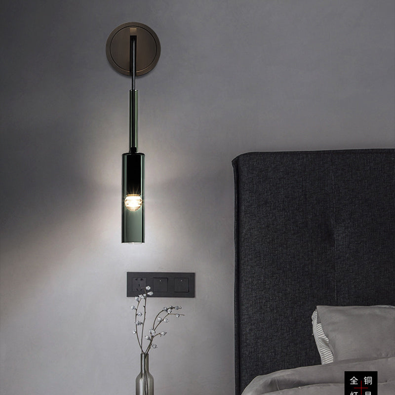 Sanna Kleine LED Hanglampen Wandlampen Zwart Glas Metaal Eetkamer