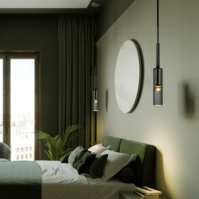 Sanna Kleine LED Hanglampen Wandlampen Zwart Glas Metaal Eetkamer