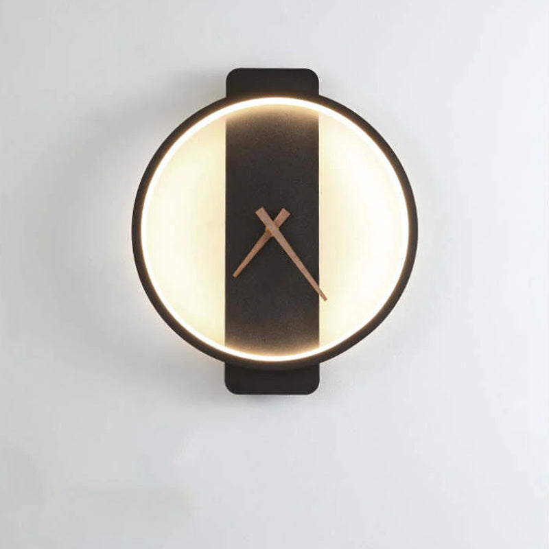 Nordic Ronde Kleine LED Wandlampen Wit Goud Zwart Metaal Kinderamer
