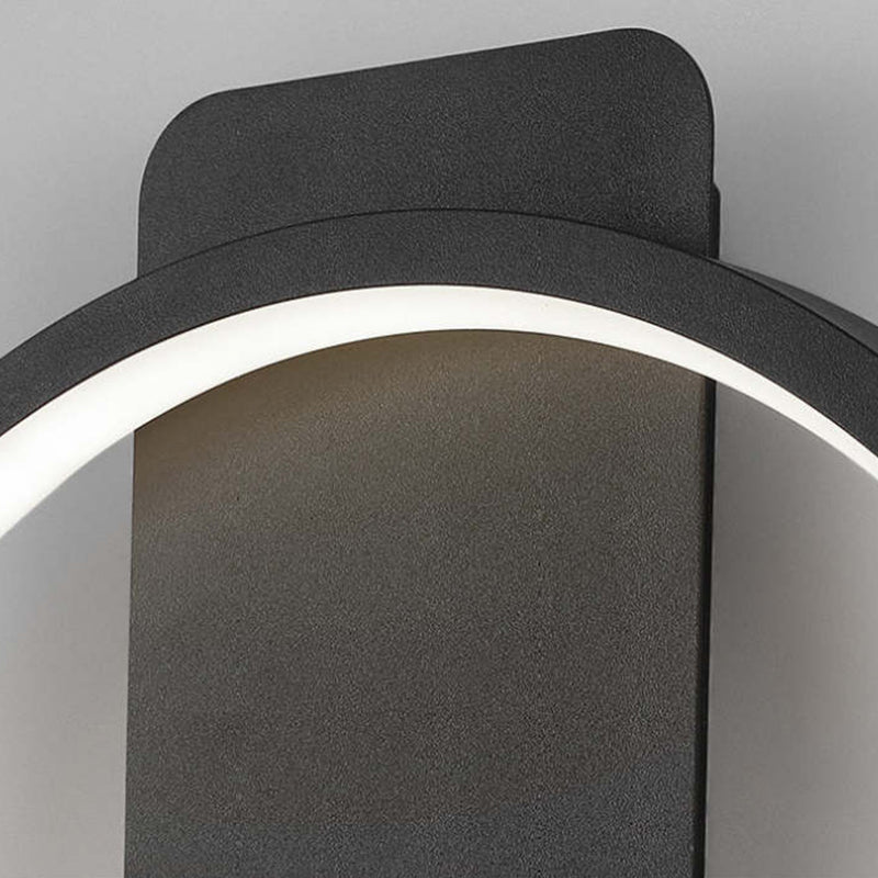 Nordic Ronde Kleine LED Wandlampen Wit Goud Zwart Metaal Kinderamer