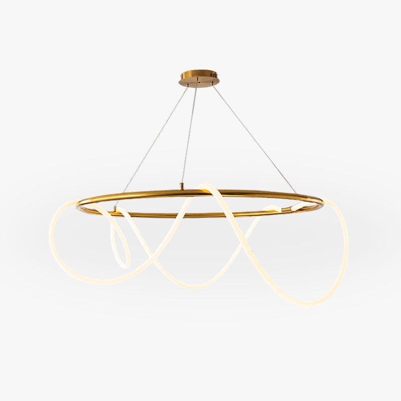 Edge Design LED Hanglamp Goud/Zwart Metaal Woonkamer/Slaapkamer