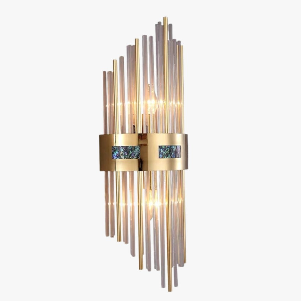 Crystal Design Wandlamp Goud Acryl/Metaal Woonkamer/Dinerkamer