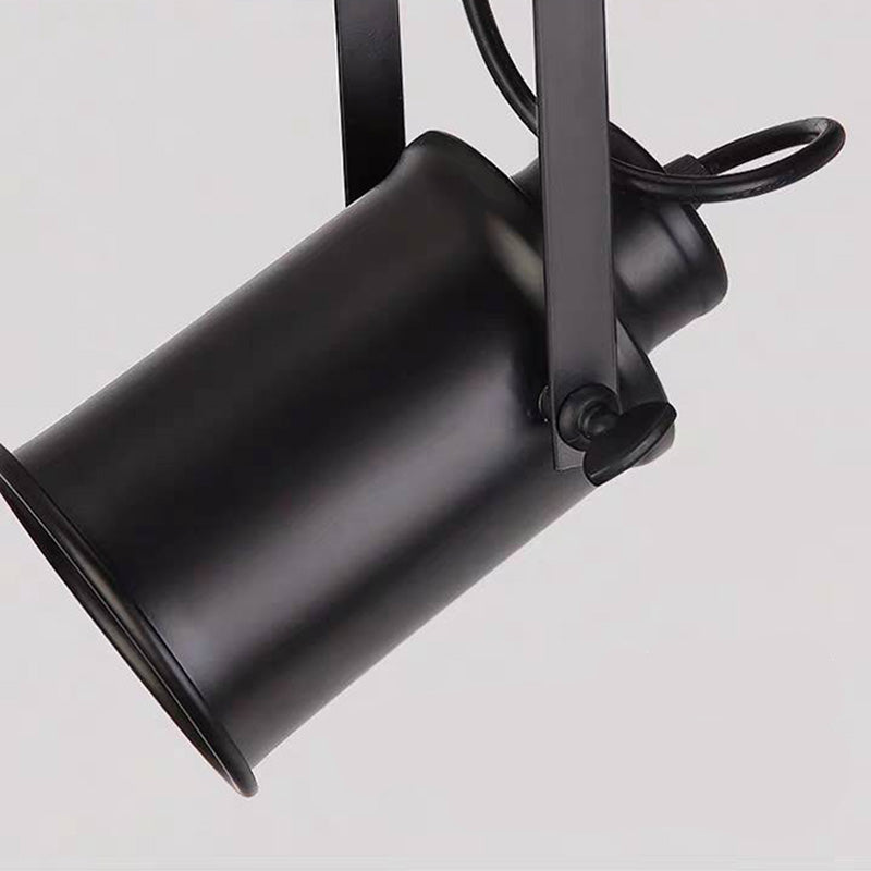 Alessio Industriele LED Plafondlamp Zwart Woon/Slaapkamer Metaal